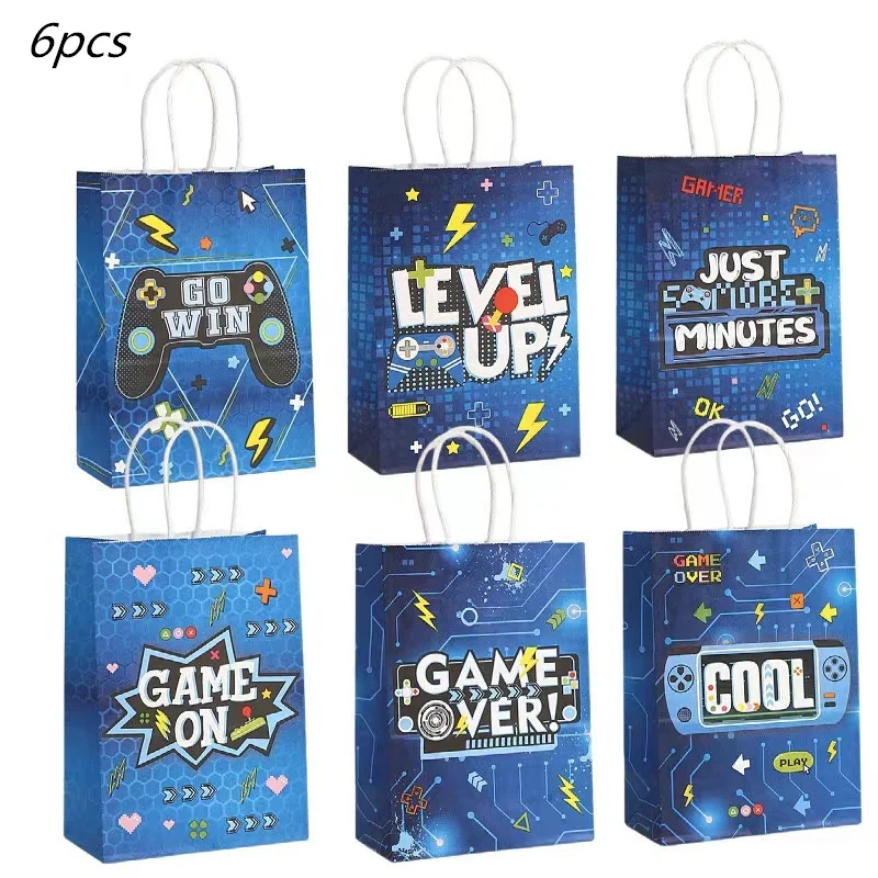 Videospiel Geburtstag Party Dekoration Einweggeschirr Set Pappbecher Teller Tischdecke Serviette für Kinder Babyparty Zubehör – Detail 8