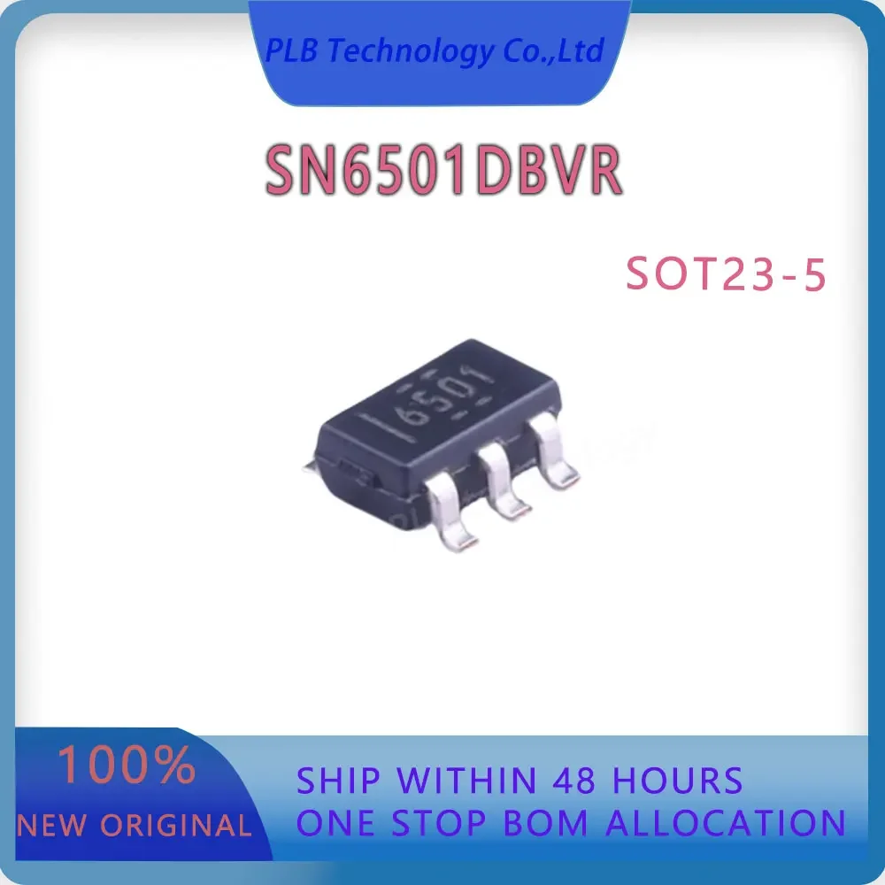 SN6501 Integrated Circuit SN6501DBVR Isolation Original Transformer Driver For Iso Power Supply SOT23-5 Electronics