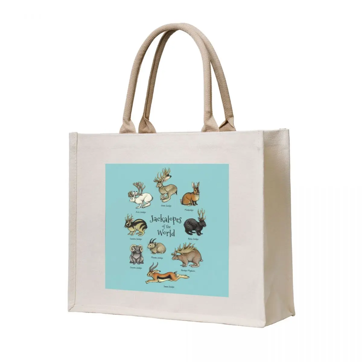 

Jackalopes of the World Tote Bag canvas tote Fabric bag shopping trolley bag luxury women