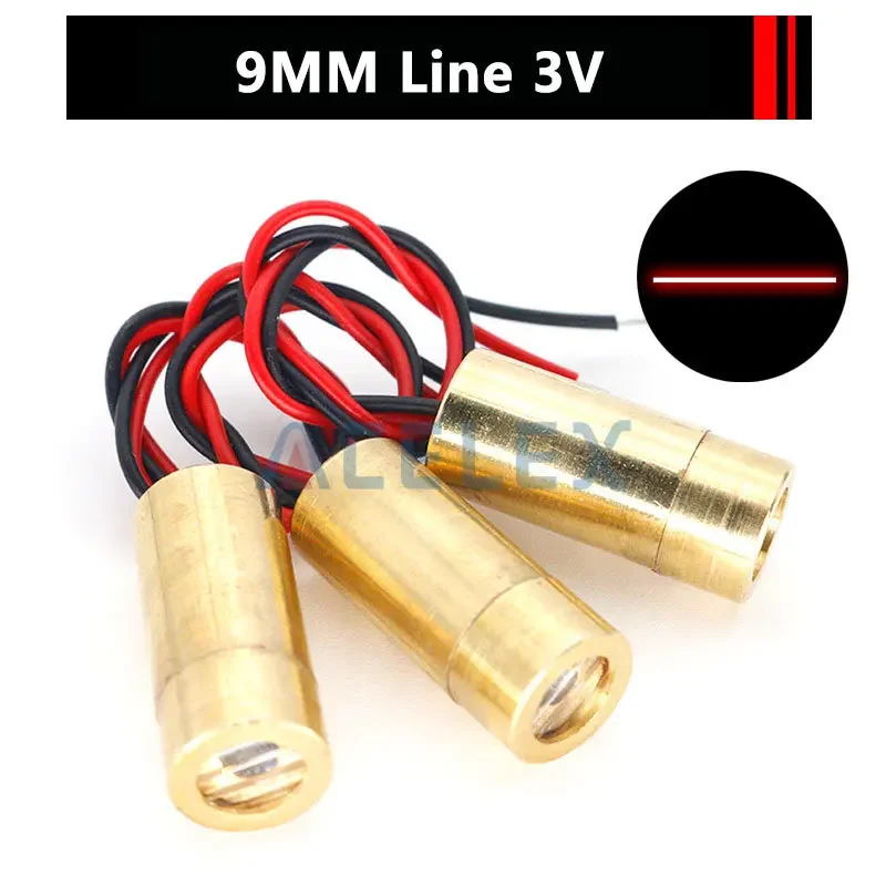 650nm 5mW Red Point / Line / Cross Laser Module Head Glass Lens Focusable Industrial Class