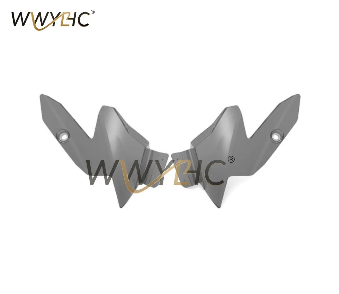 Motorcycle Front  Left Right Windshield  Side Windscreen Panel For TRK502 TRK502X TRK552 TRK552X Gray TRK 502X