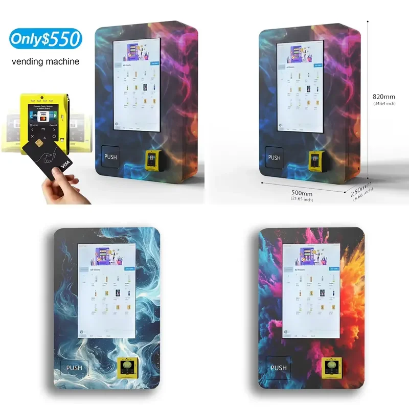 for Automatic Small Vending Machine with 21.5 Inch Touch Screen Sanitary Pad Dispenser