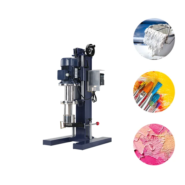 FARFLY FTM-L 0.75kw lab ตะกร้า mill agitator mixer dissolver สําหรับสีหมึกเคลือบ pigment