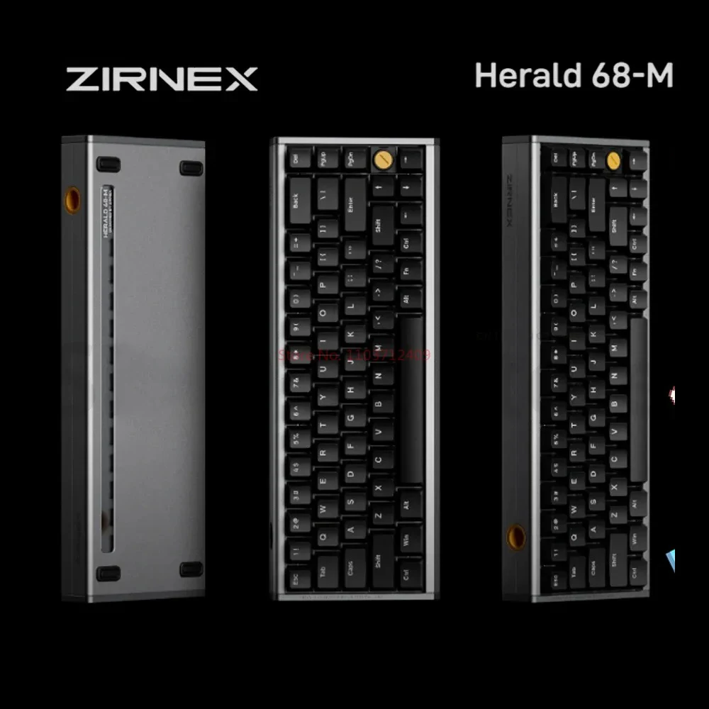 

ZIRNEX Herald68-M Mechanical Keyboard Magnetic Switch 8K hz Wired Gaming Keyboard Aluminium Alloy Keyboard RGB Pc Accessories