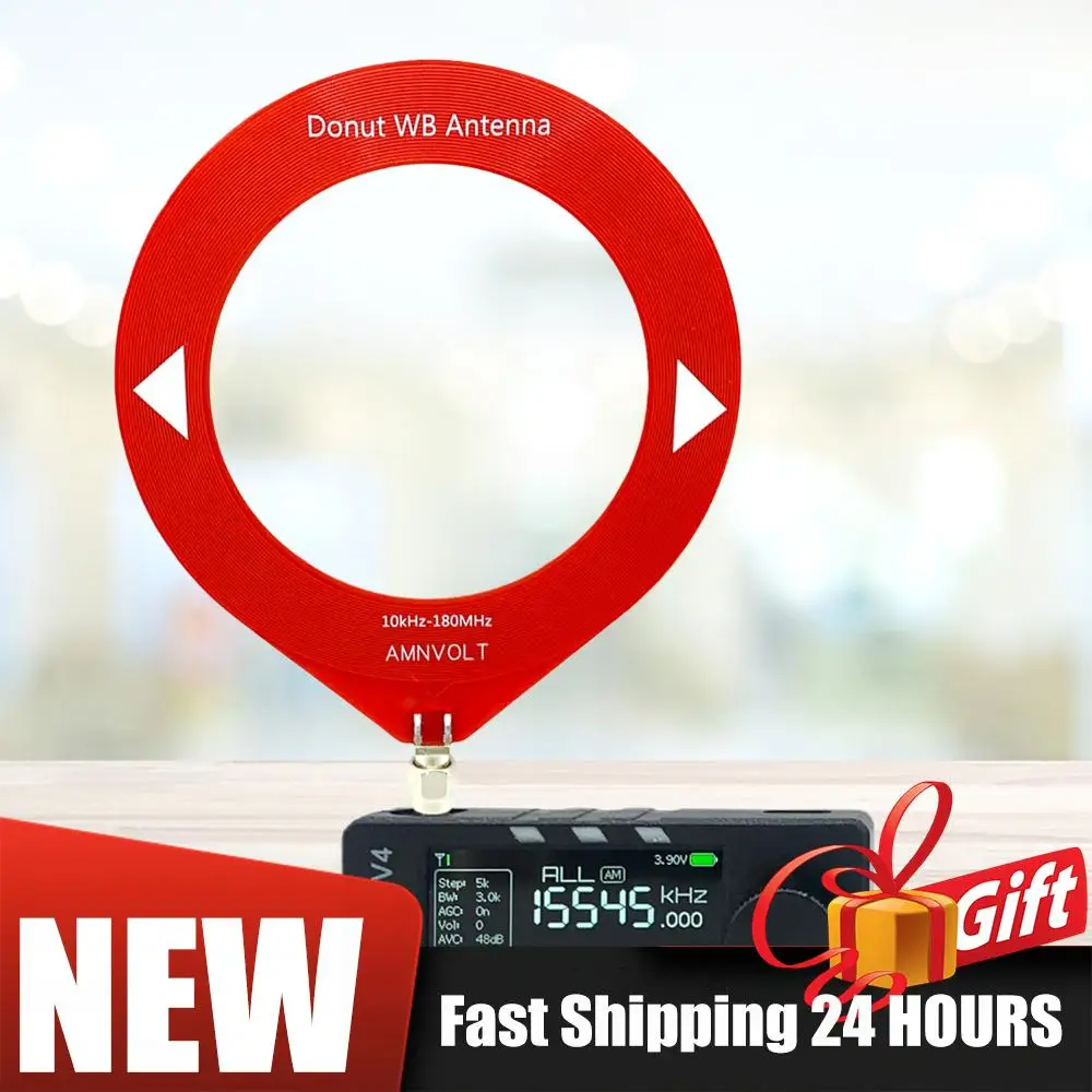 

Портативное AM/FM-радио AMNVOLT V4 ATS MINI с усилителем для наушников и 1,9-дюймовым IPS-экраном для прогулок, походов и кемпинга