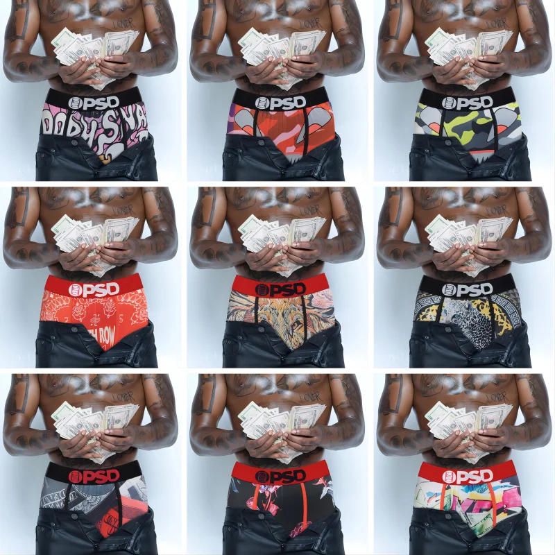 Sexy Men Underwear Boxers Breathable Mens Boxershorts Men\'s Panties Underpants Plus Size Fashion Print Man Boxers Briefs Trunks