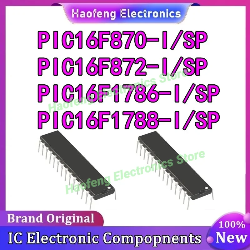 

PIC16F870-I/SP PIC16F872-I SP PIC16F1786-I SP PIC16F1788-I SP PIC16F DIP28 IC Chip 100% New Original in stock