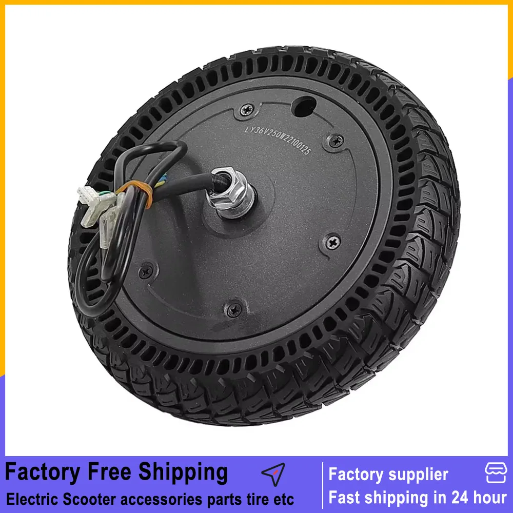 

36V 250W Motor Wheel for Xiaomi M365 Electric Scooter Motor Wheel Hub Shock Absorbing Strengthen Honeycomb Tire Replace Parts