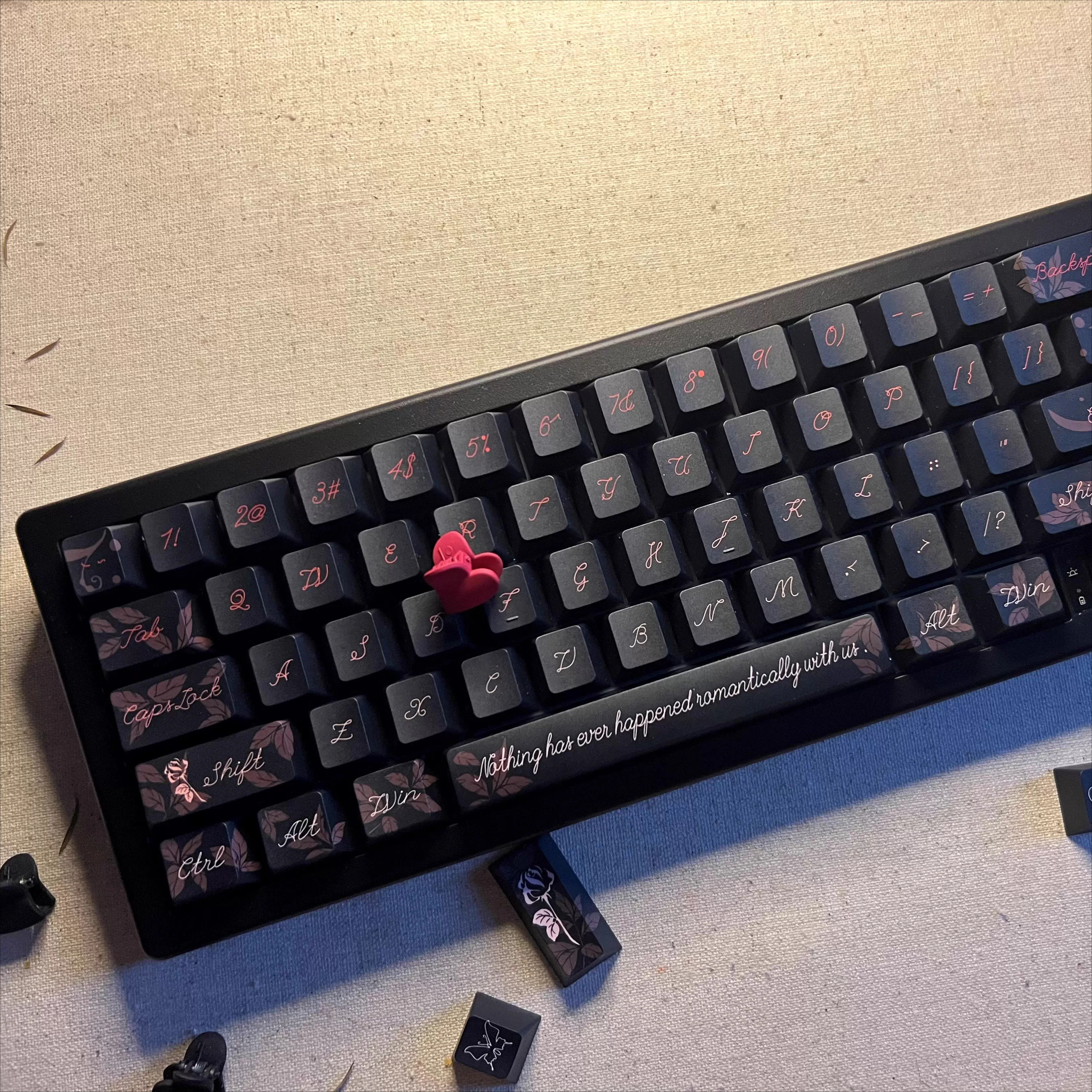 

Secret love grows a forest in the heart Original design Keycap Original factory height