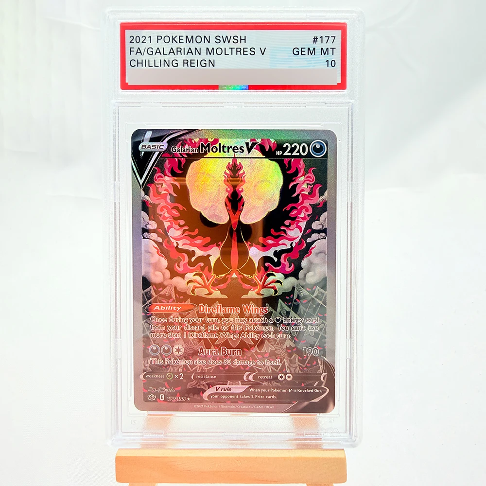 

Коллекционная карта PTCG DIY: Молтрес, Генгар, Гардос, Чаризард, Мьюту, Гиратина (английская версия, копия, классическая аниме-коллекция)