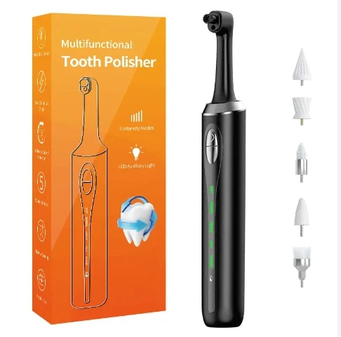 Portable Electric Tooth Calculus Remover Stain Tartar Eraser Polisher Handheld den tal Therapy Accessory