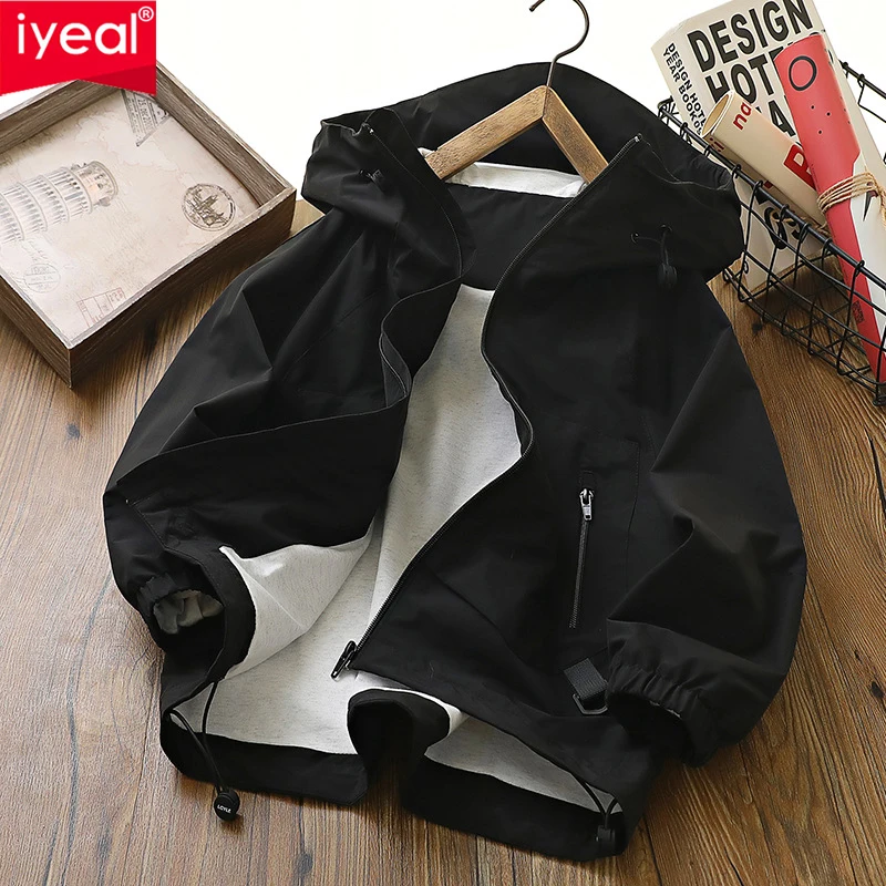 

IYEAL Children's Charge Jacket 2025 Spring Autumn New Style for Teenagers Boys Hooded Jacket Baby Coat Soft Outdoor Clothing