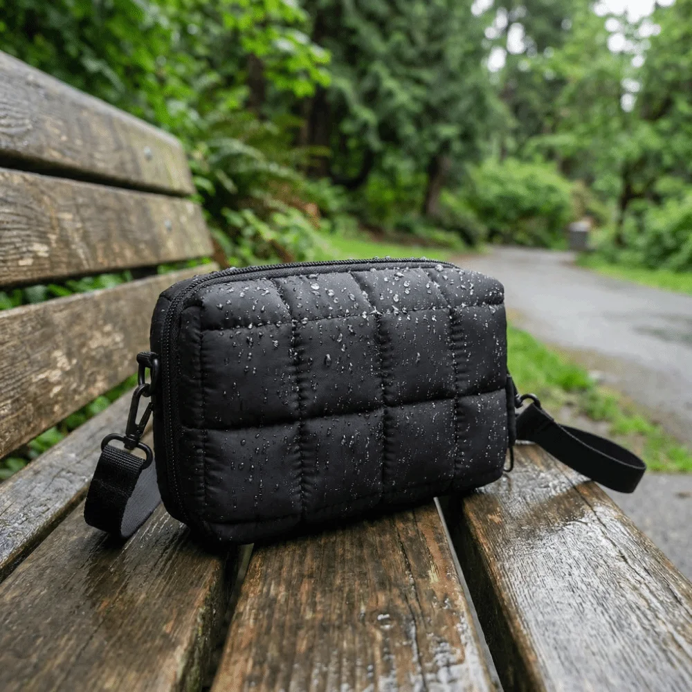 2 Carrying Ways Digital Camera Case Puffy Thickened Camera Insert Pouch Soft Shockproof Camera Protective Cover
