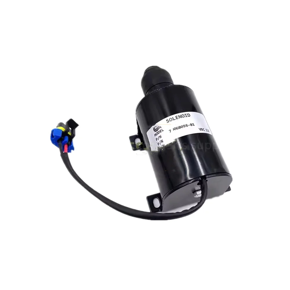 For 74-60098-01 Pump Truck 422 450 550 750 Flameout Solenoid Valve Flameout Switch Fuel Stop Valve Excavator Parts