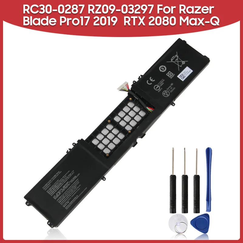 Original Replacement Battery 4583mAh For Razer Blade Pro17 2019 RZ09-03297 RTX 2080 Max-Q Rechargerable Batteries