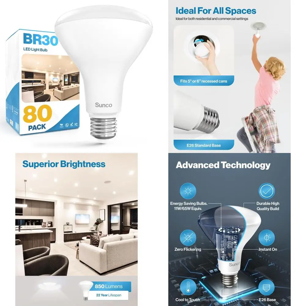 Led BR30 Recessed C… - image