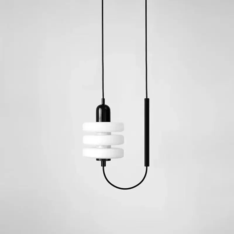 Minimally designed high aesthetic glass pendant light for study, bedroom, bedside, foyer, hallway, and line lights