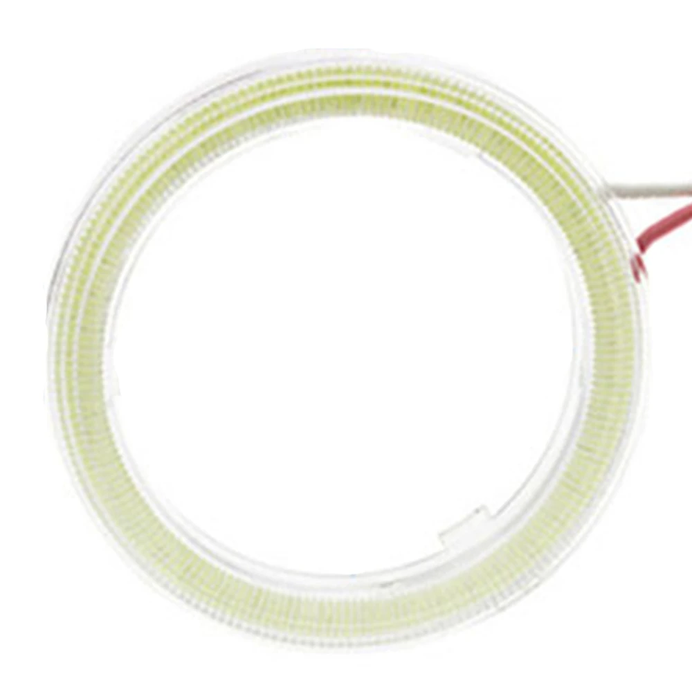1 Pair Bright LED Car Halo Rings Lights Water Proof Vehicle COB Light Circle Ring Lamps Easy Install  PC Housing