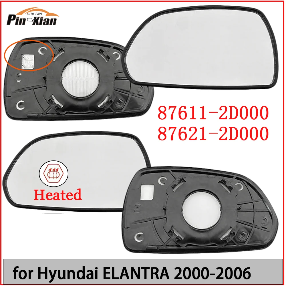 

87611-2D000 87621-2D000 For Hyundai ELANTRA 2000-2006 Convex Mirror Rear View Mirror Automotive Car Exterior Rearview Reflector