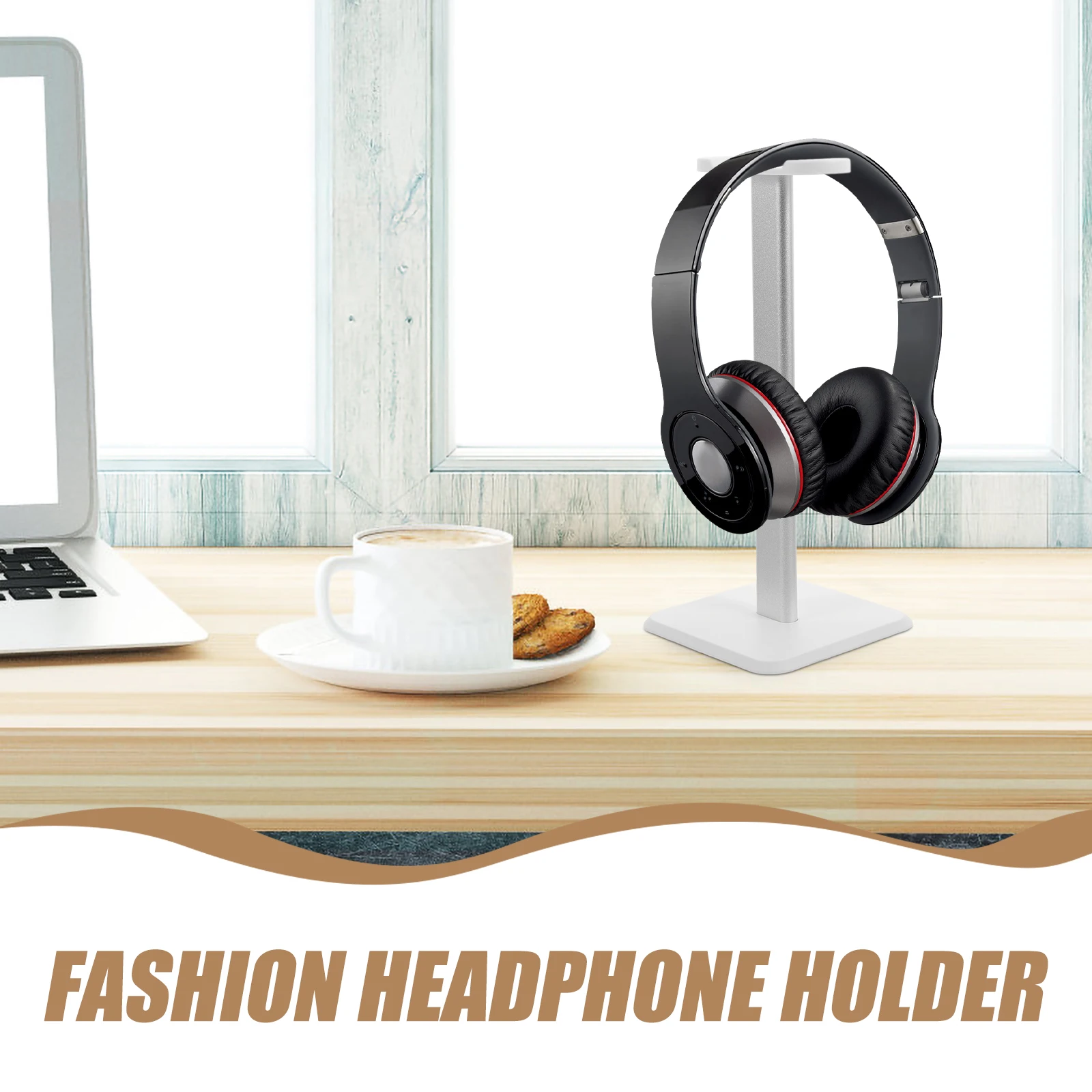 

Modern Wireless Headphone Holder Elegant Display Stand Convenient Headset Rack Ergonomic Earphone Storage