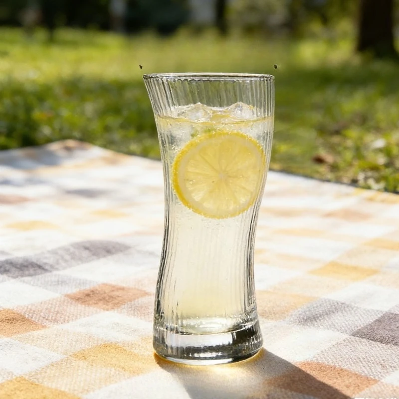 495ml/370ml Beer Mugs Draft Beer Cups Large-capacity Juice Cold Drink Cup Light Luxury High-end Crystal Glass Cup Exquisite Gift