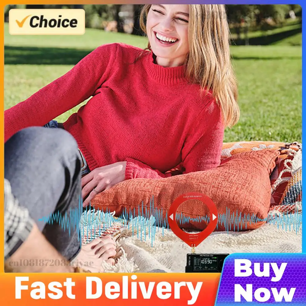 

Радиоприемник AMNVOLT V4 ATS MINI с подставкой и усилителем для наушников, транзисторные карманные радиоприемники LSB USB с зарядкой TYPE-C для использования в помещении и на улице