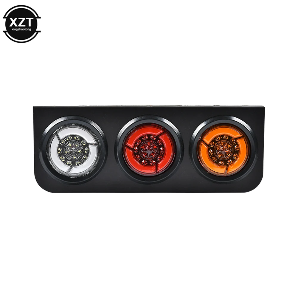 24V Trailer Taillight LED Truck Rear Lights Flashing Turn Signal Brake Light Strobe Reversing Light Cargo Tail Lamp