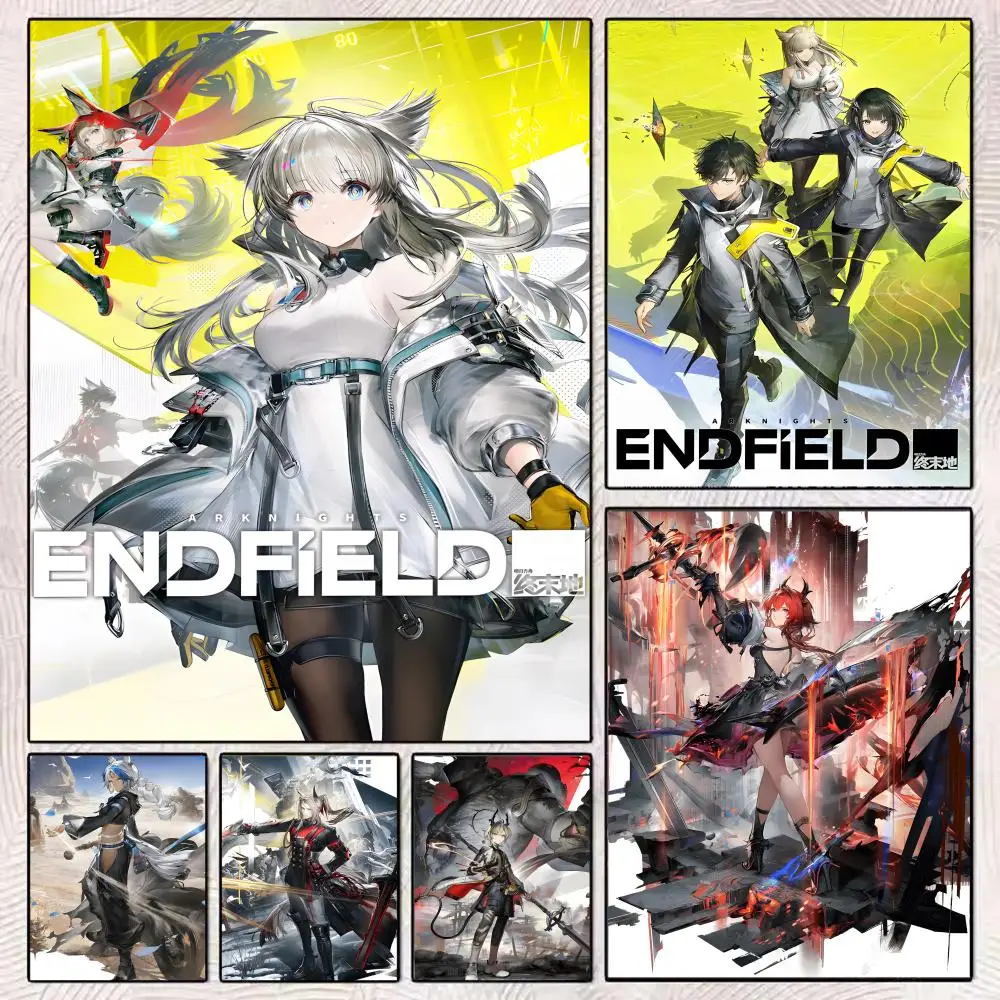 Video Game A-Arknights Endfield Poster Durable Painting Canvas Poster Wall Hanging Home Interior Decoration Art Mural Gift