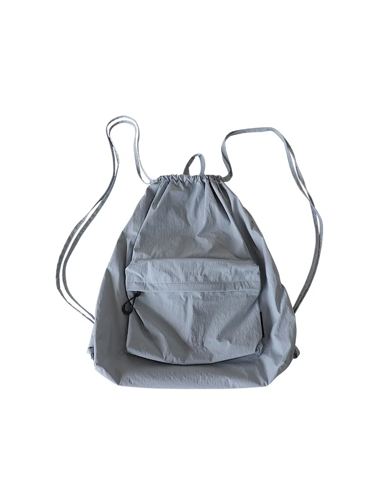 

Casual Fitn Travel Women's Bapa Dstring Simple Lightweight Double oulder Bag Leisure Sports Trip Bapa