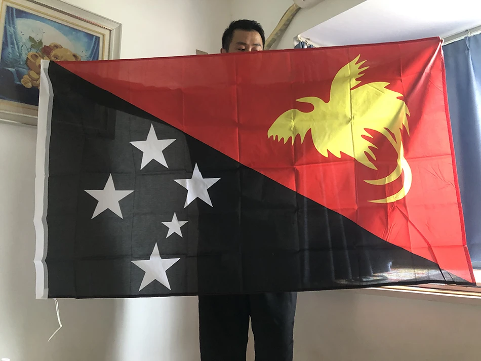 SKY FLAG Papua New Guinea flag 90*150cm 3x5fts polyester Hanging Papua New Guinea flag Home Decoration banner