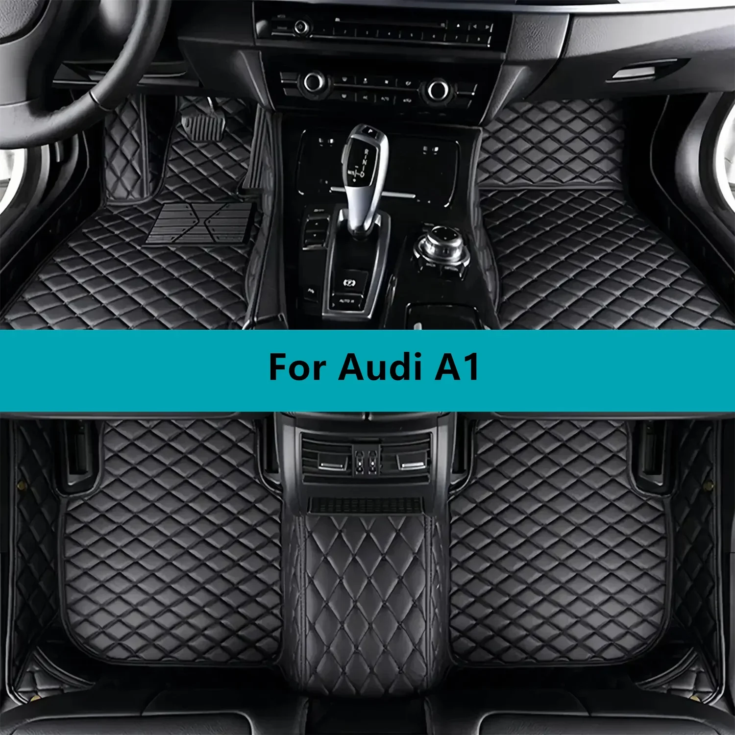 

Car Floor Mats For Audi A1 2010 2011 2012 2013 2014 2015 2016 2017 2018 Leather Cars Mats Carpets Car Mat Interior Accessories