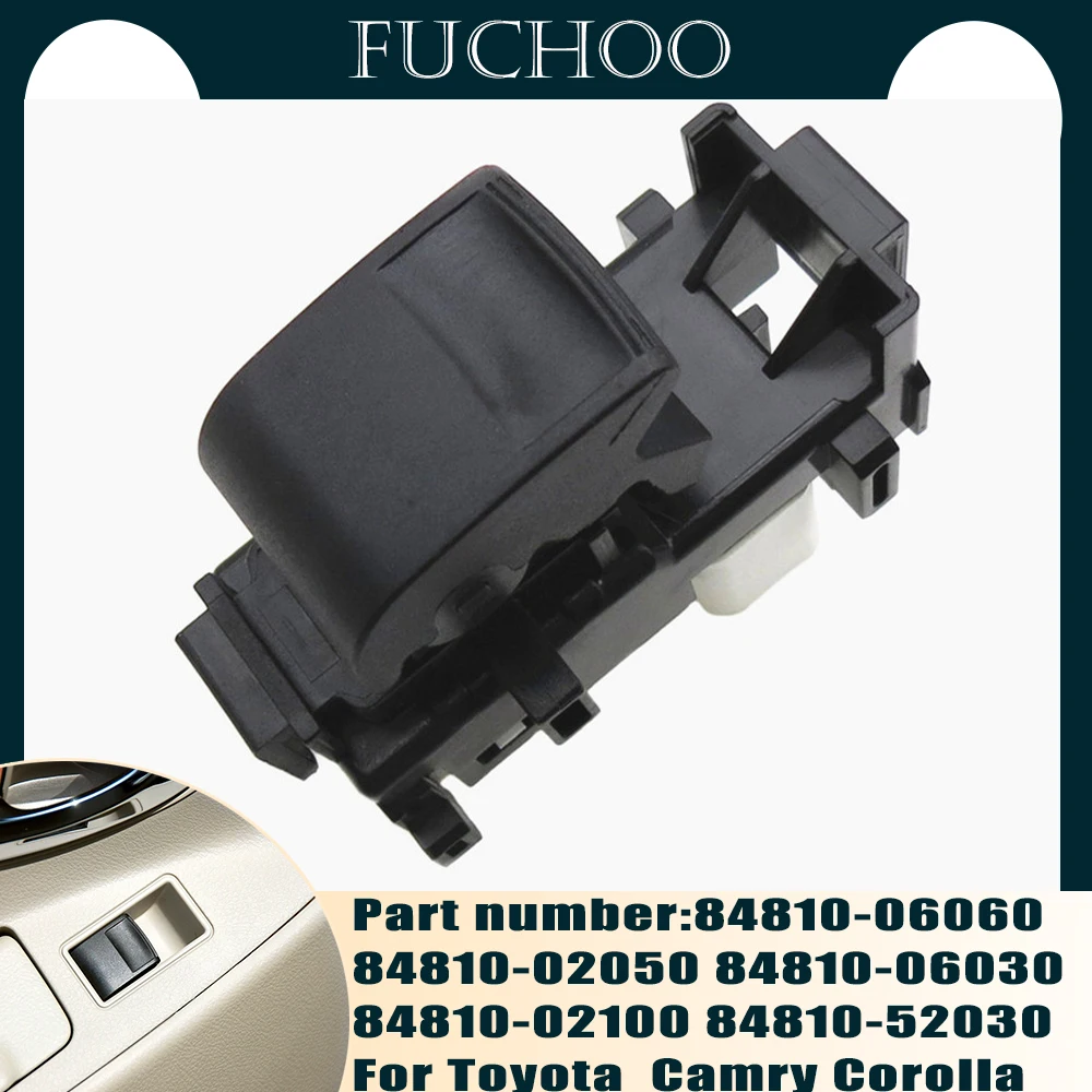 Para Toyota Yaris Corolla RAV4 III 84810-06060 accesorios interruptor elevador de pasajero interruptor de ventanilla eléctrica interruptores reguladores eléctricos