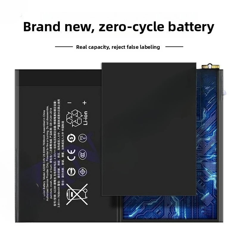 For Apple IPad 1/2/3/4/5/6/7/8/9/10 Air Air2  Air5 Tablet Battery High Quality High Capacity Battery Replacement Bateria