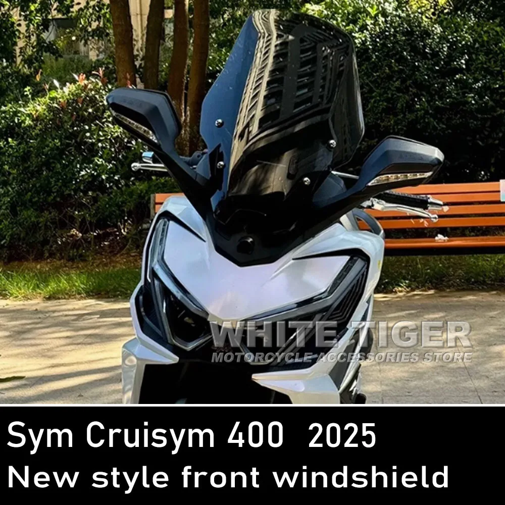 

Motorcycle Front Windshield Modification Heightened Windshield Front Rain Shield Accessories FOR Sym Cruisym 400 2025