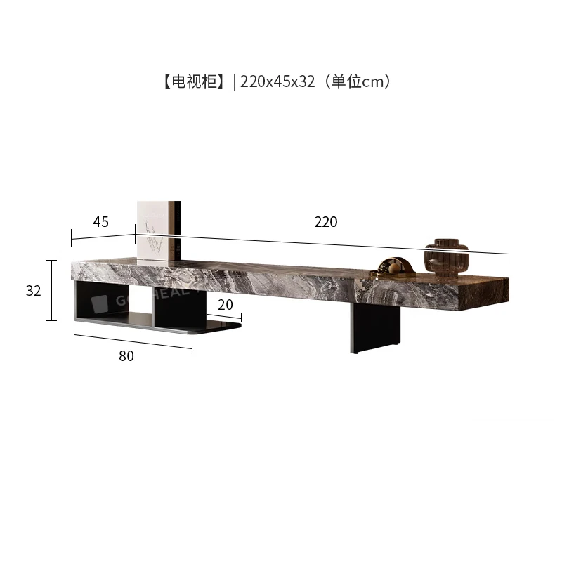 Metalowy stojak na Tv w stylu skandynawowym luksusowy prosty dom europejski marmur stojak na Tv do przechowywania nowoczesne minimalistyczne dom