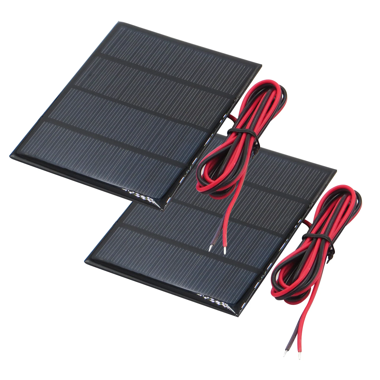 

2Pcs Solar Panel 12V Mini Solar System DIY For Small DC Battery Cell Phone Chargers Portable Solar Cell 1.5W