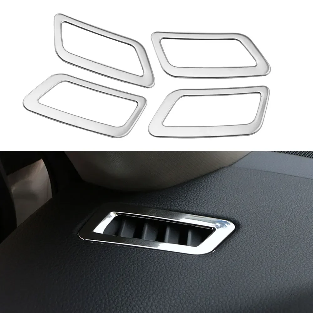 Car AC Vent Cover for Nissan X-Trail Xtrail T32 2014 - 2022 2Pcs Front Air Conditioning Outlet Sticker Interior Accessories