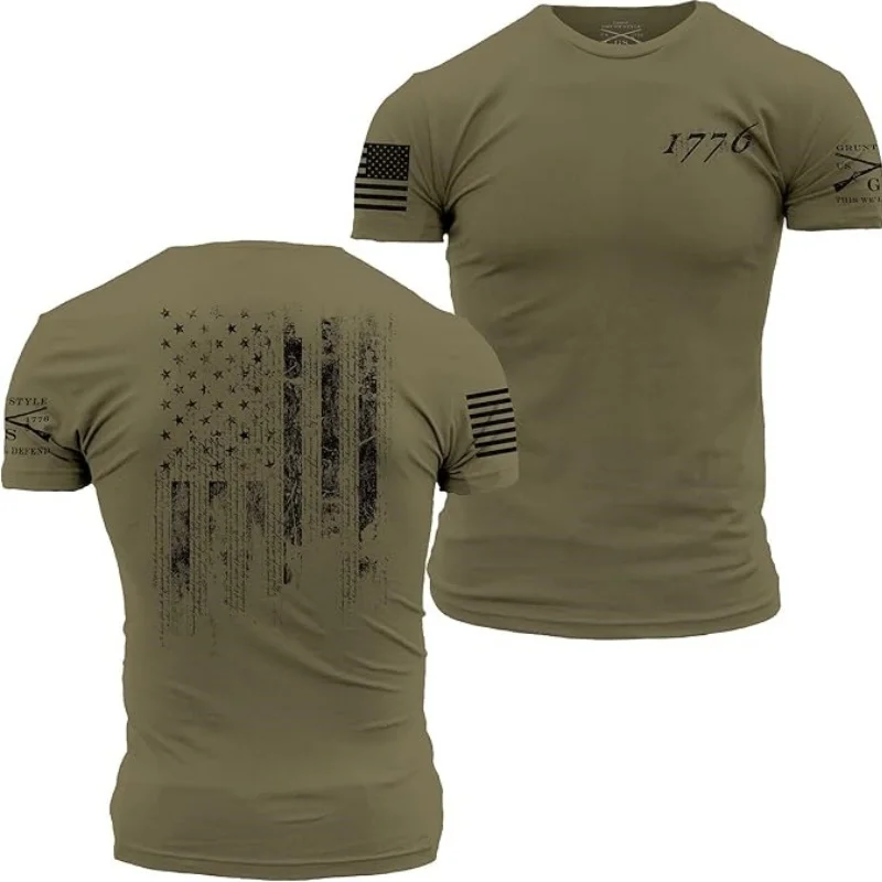 

2025 Summer Men's Gym Shirt 3D Printed Short Sleeve Sports T-Shirt Quick Dry Fitness Men