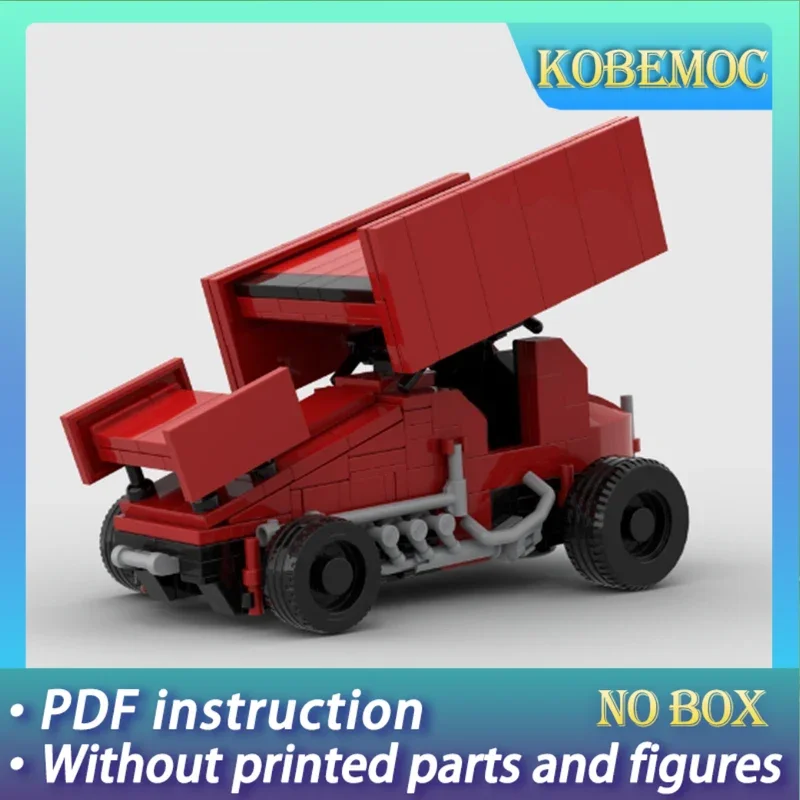 

City Vehicle Model Moc Building Bricks Third Generation Sprint Cars Technology Blocks Gifts Christmas Toys DIY Sets Assembly