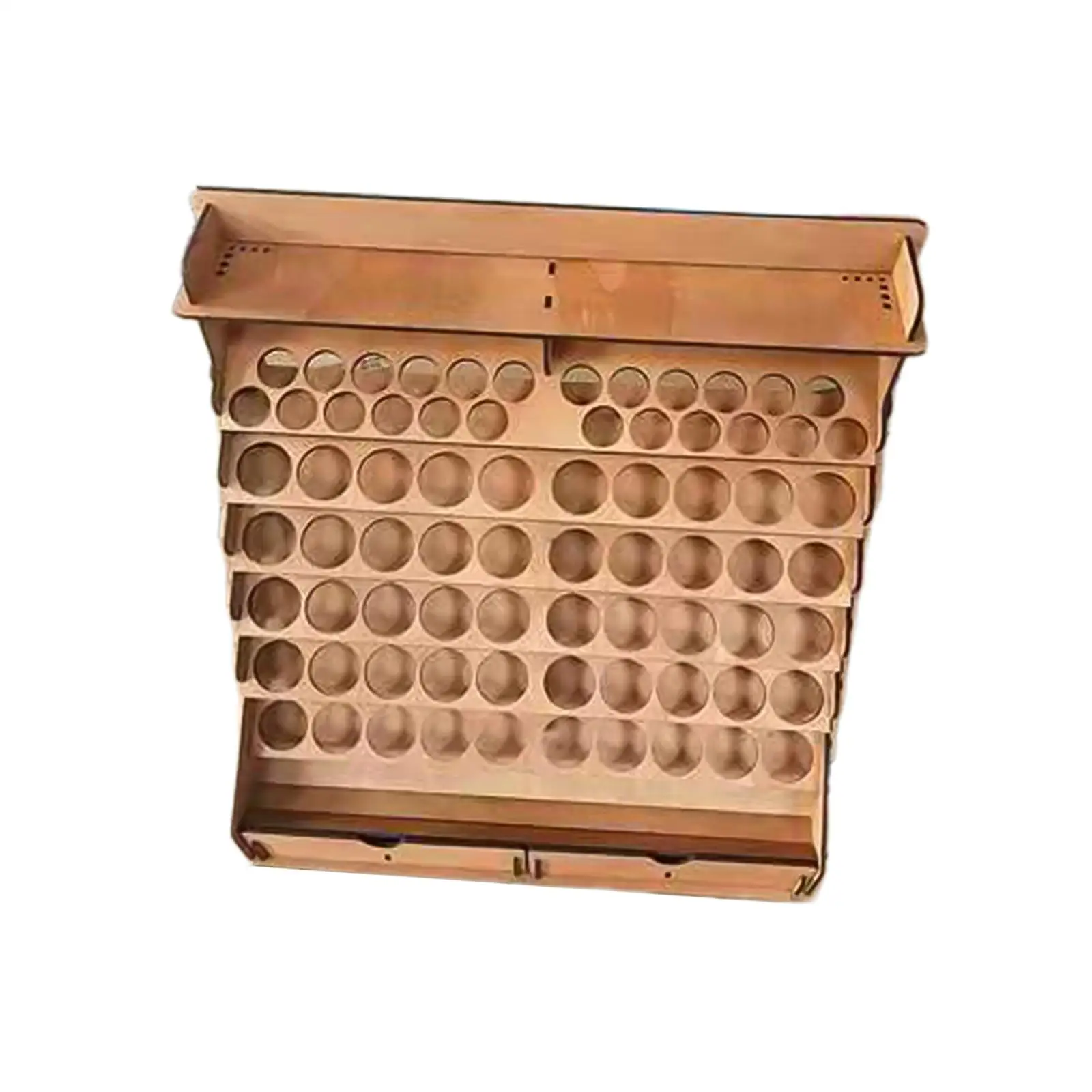 Wooden Paint Bottle Organizer Storage Rack Paints Holder with Drawers Pigment Stand for Crafting Painting Brushes Miniatures
