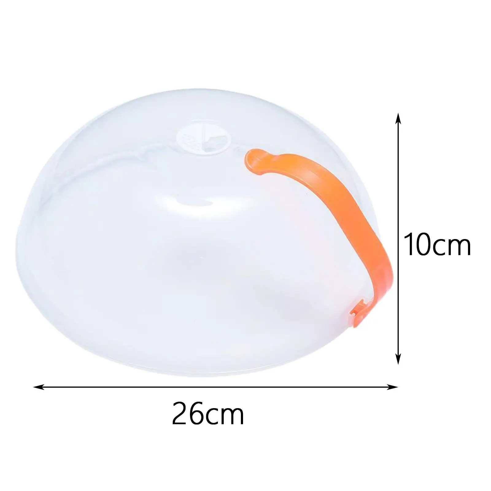 Cubierta de microondas para alimentos Tapa de salpicaduras de microondas lavable con asa