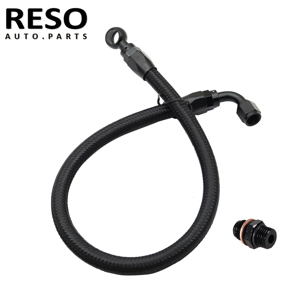 RESO  New Braided Fuel Line Fit For Honda Acura B/D Series D15 D16 B16B B16A B18C