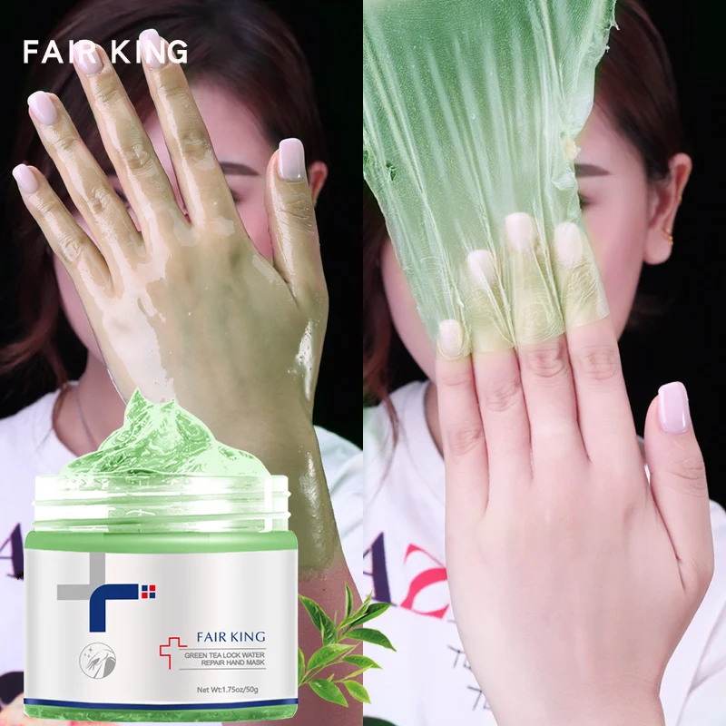 

Green Tea Korean Hand and Foot Mask Niacinamide Moisturizing and Tender Hands and Feet Hydrating Whitening and Softening Cutin