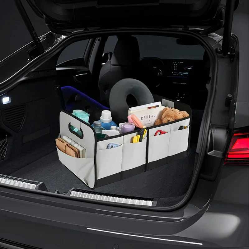 

Foldable Trunk Bag with Anti-Slip - Sturdy Trunk Organizer & Car Foldable Box for More Order in the Car