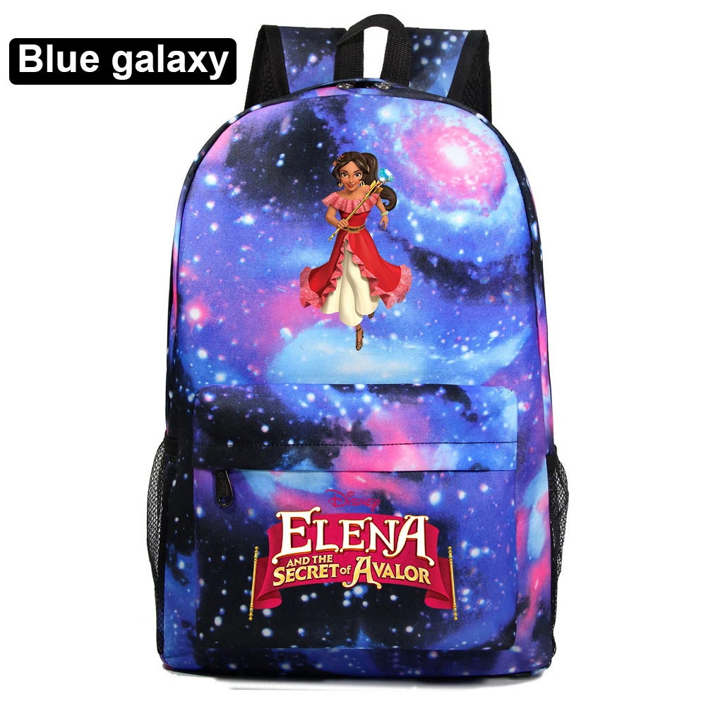 

Fashion Disney Elena of Avalor Princess Printed School Backpack Teenager Casual Girl Boy Schoolbag Harajuku Travel Bags Mochila