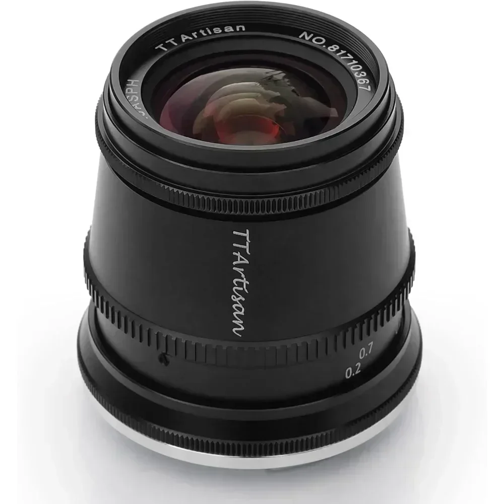 TTArtisan 17mm F1.4 APS-C lentes de cámaras enfoque Manual MF para Fuji X M43 Sony E Leica L Nikon Z Canon EOS M cámara de montaje RF