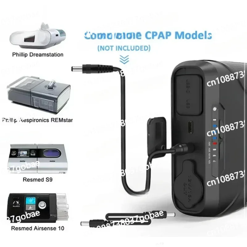 Portable CPAP Battery Packtravel Power Bank 72000 72000 Mach Remmed Dreamstation 2 AirSense 10