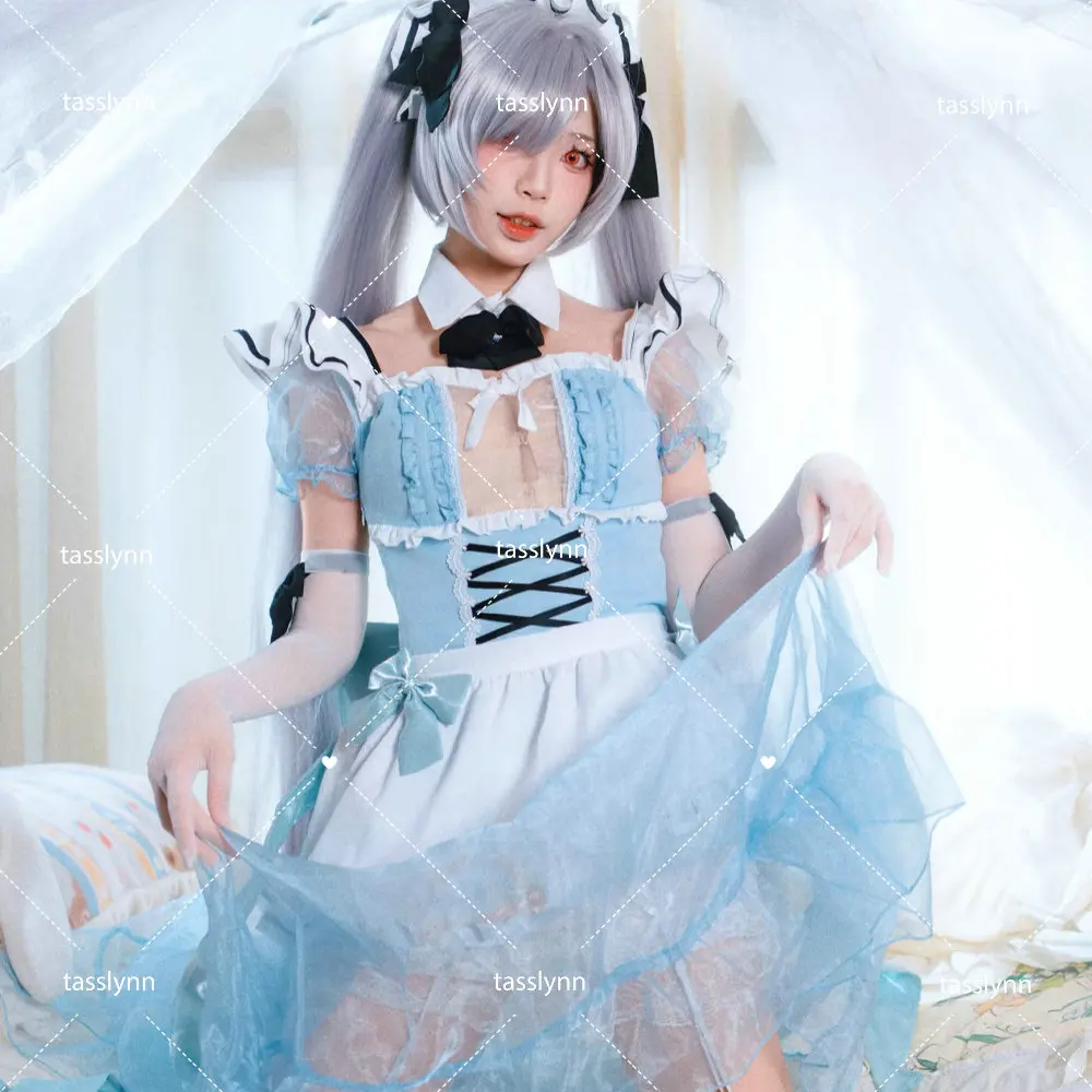 

The Goddess of Victory Nikke Cosplay Cinderella Costume Anime Roleplay Maid Dress Halloween Party Carnival Uniform for Women