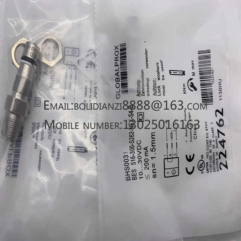 

Индуктивный датчик BES 516-300-S262-NEX-S4-D BHS0031 Совершенно новый оригинал