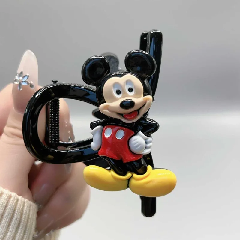 Disney Mickey Mouse Claw Clip Cartoon Hair Claw Women Cute Hair Clips Hairpins Barrette Headwear Fashion Hair Accessories Gift